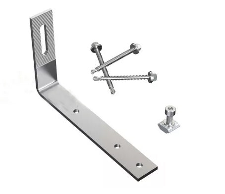 Cărlig de şindrilă, pentru şină montată lateral, cu şuruburi şi piuliţe