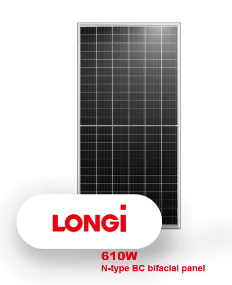 Longi Solar 615W – panou bifacial monocristalin cu sticlă dublă